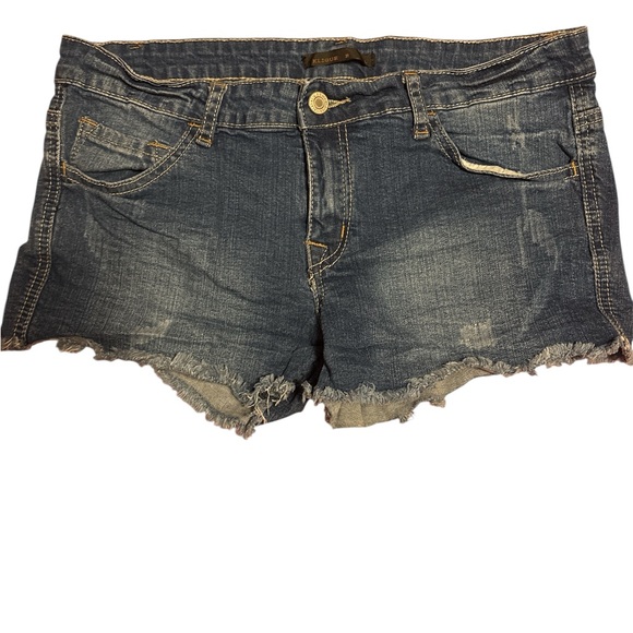 Klique B Denim Blue Women's Shorts L - Picture 1 of 4